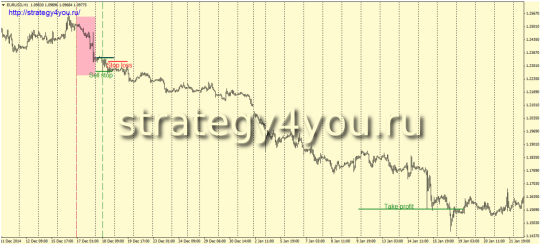 Пример слелки, стратегия "инвестор"