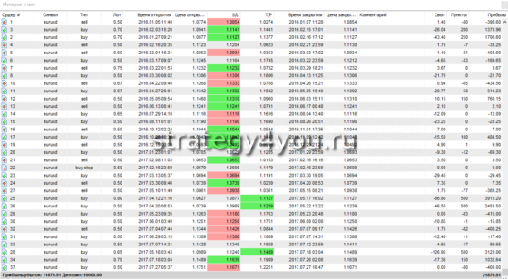 подробный отчет
