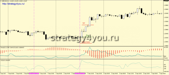 Стратегия форекс «Спокойный рынок» - покупки