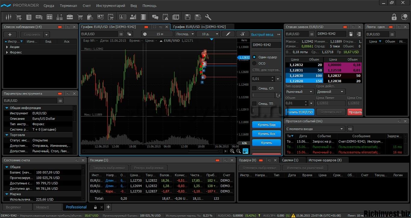 терминал форекс трейдер