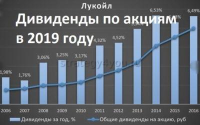 дивиденды по акциям лукойл в 2019
