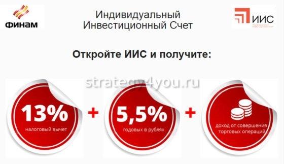 Индивидуальный Инвестиционный Счет АО ФИНАМ