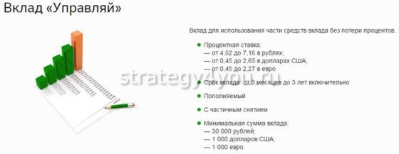вклад управляй сбербанк