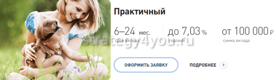 вклад восточный в банке