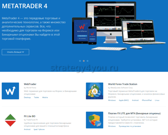 торговая платформа от форекс-брокера World Forex